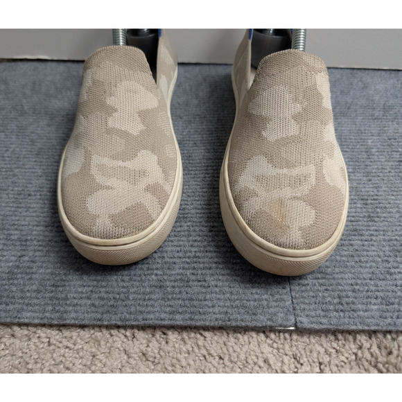 Rothys Slip On Sneakers Womens 6.5 Camo Eco Friendly Knit Comfort Washable - Picture 4 of 6